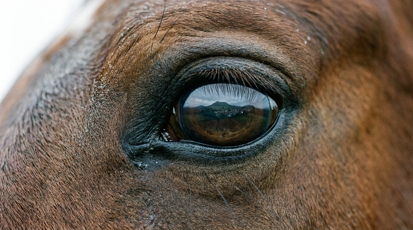 Un regard de cheval au GAEC Ecurie du Rivalier, Saint-Menoux